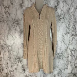 Super cute. Athleta Cable knit sweater dress